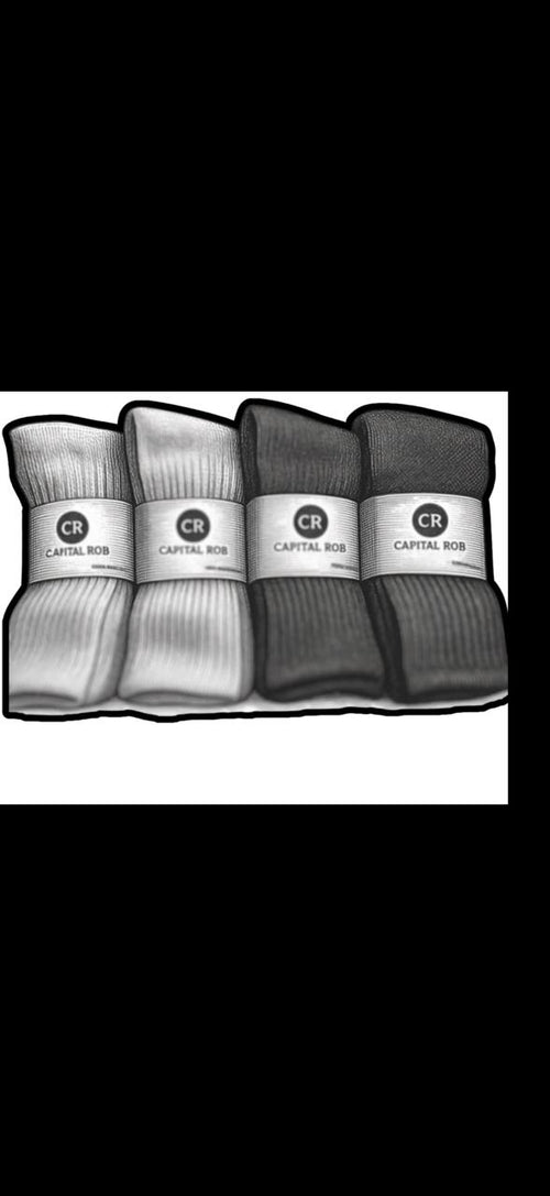 calceta algodon 3/4 delgada economica 12 pares